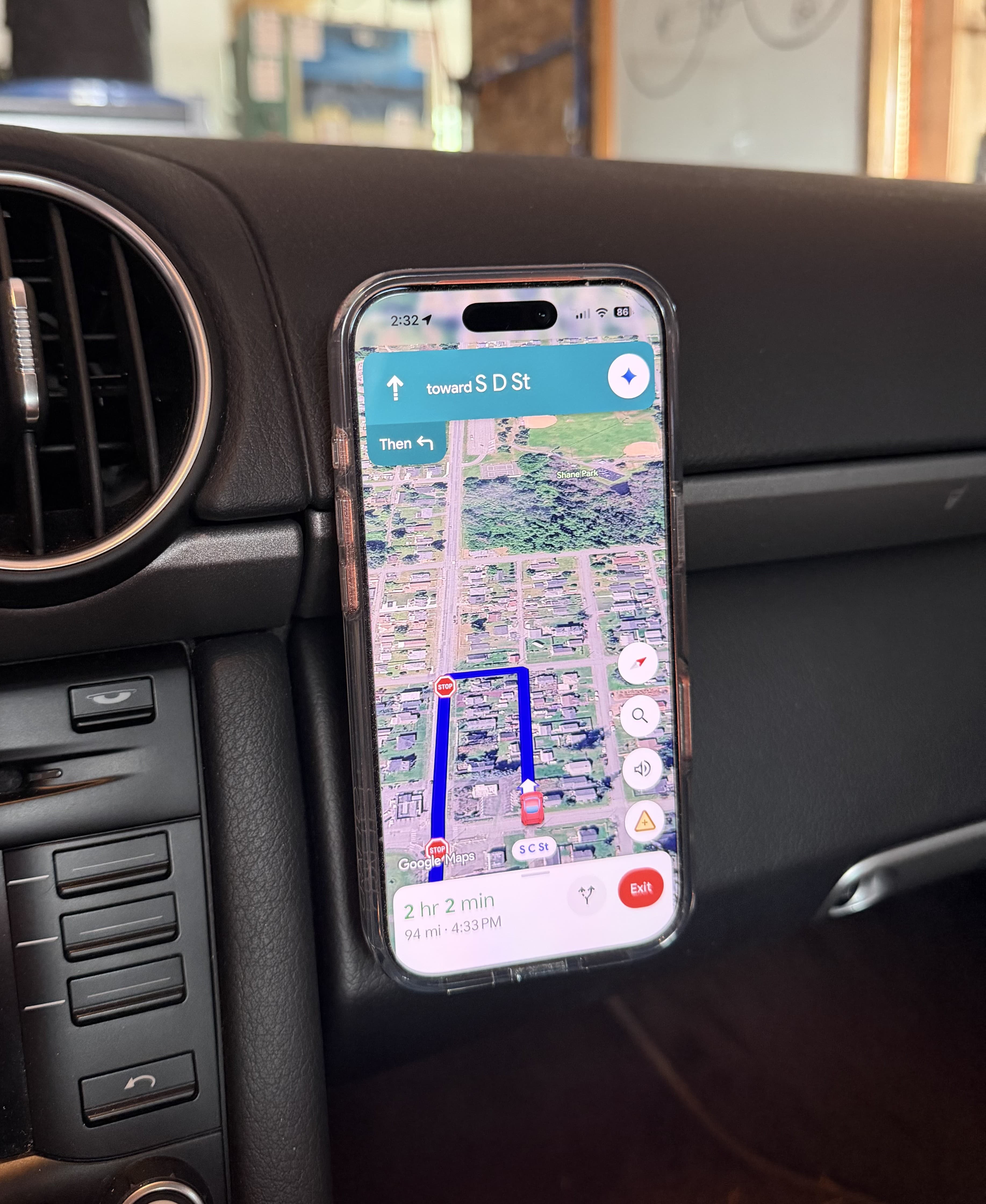Wireless Magnetic Charging Mount for 997/987 Series Porsche 911, Cayman and Boxster
