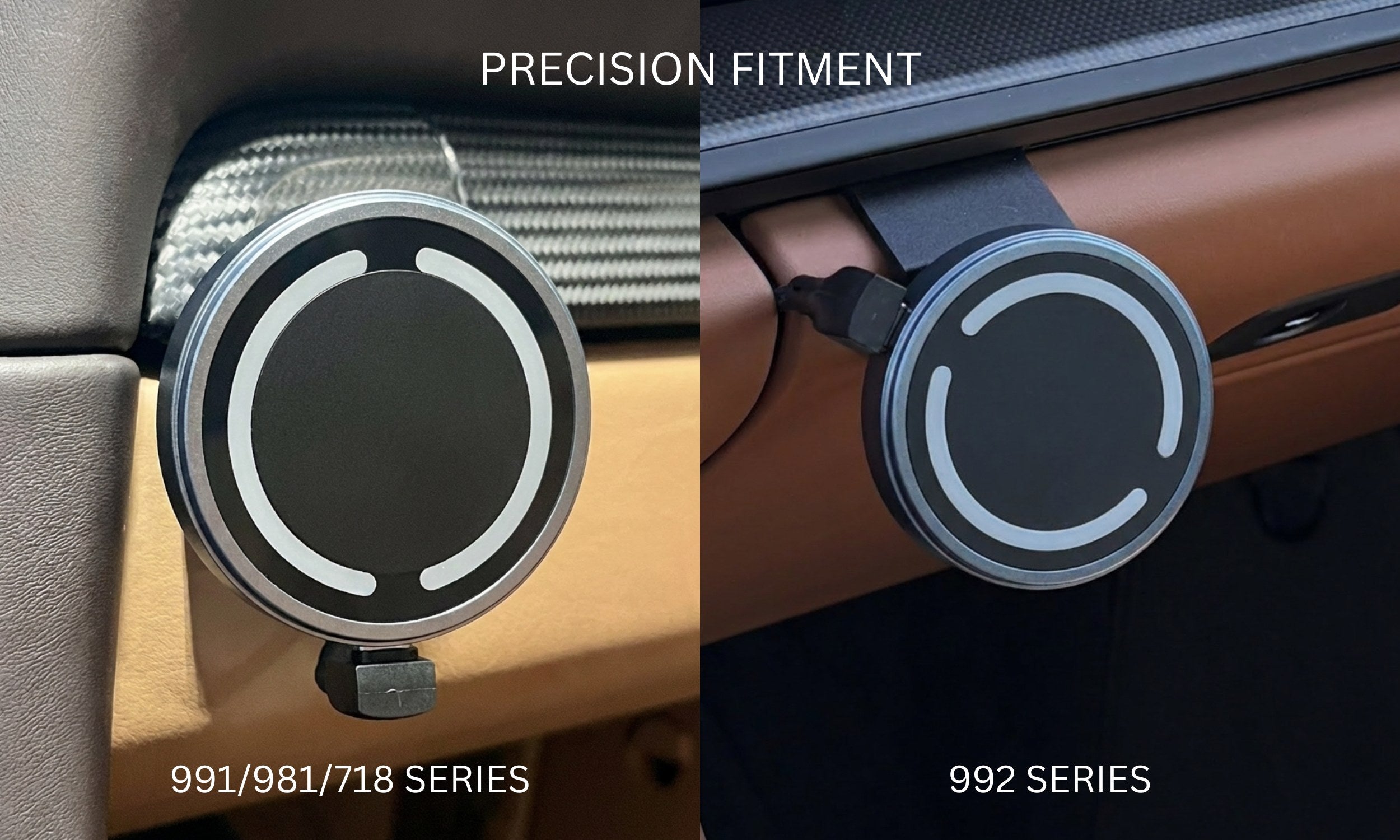 Wireless Magnetic Charging Mount for Porsche 911, Cayman and Boxster