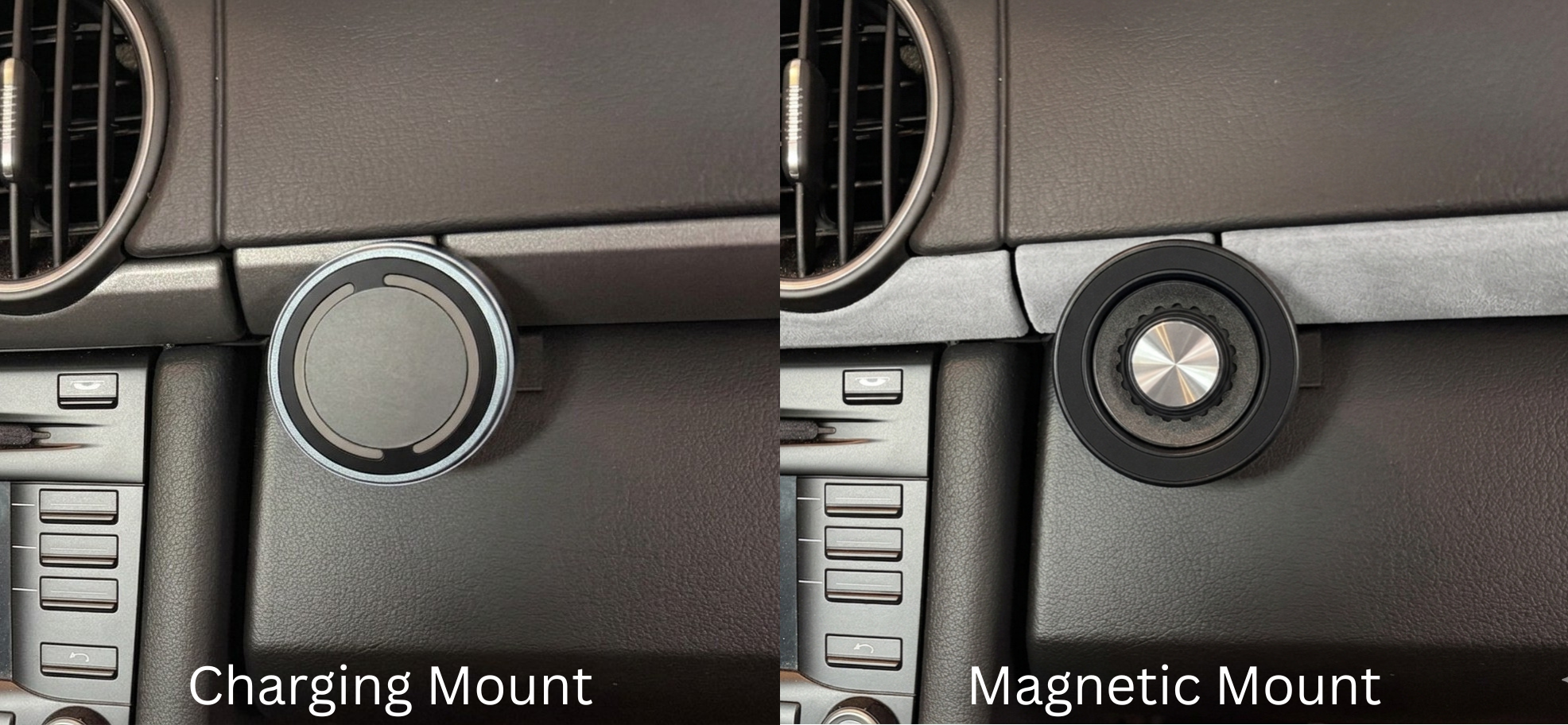 Wireless Magnetic Charging Mount for 997/987 Series Porsche 911, Cayman and Boxster