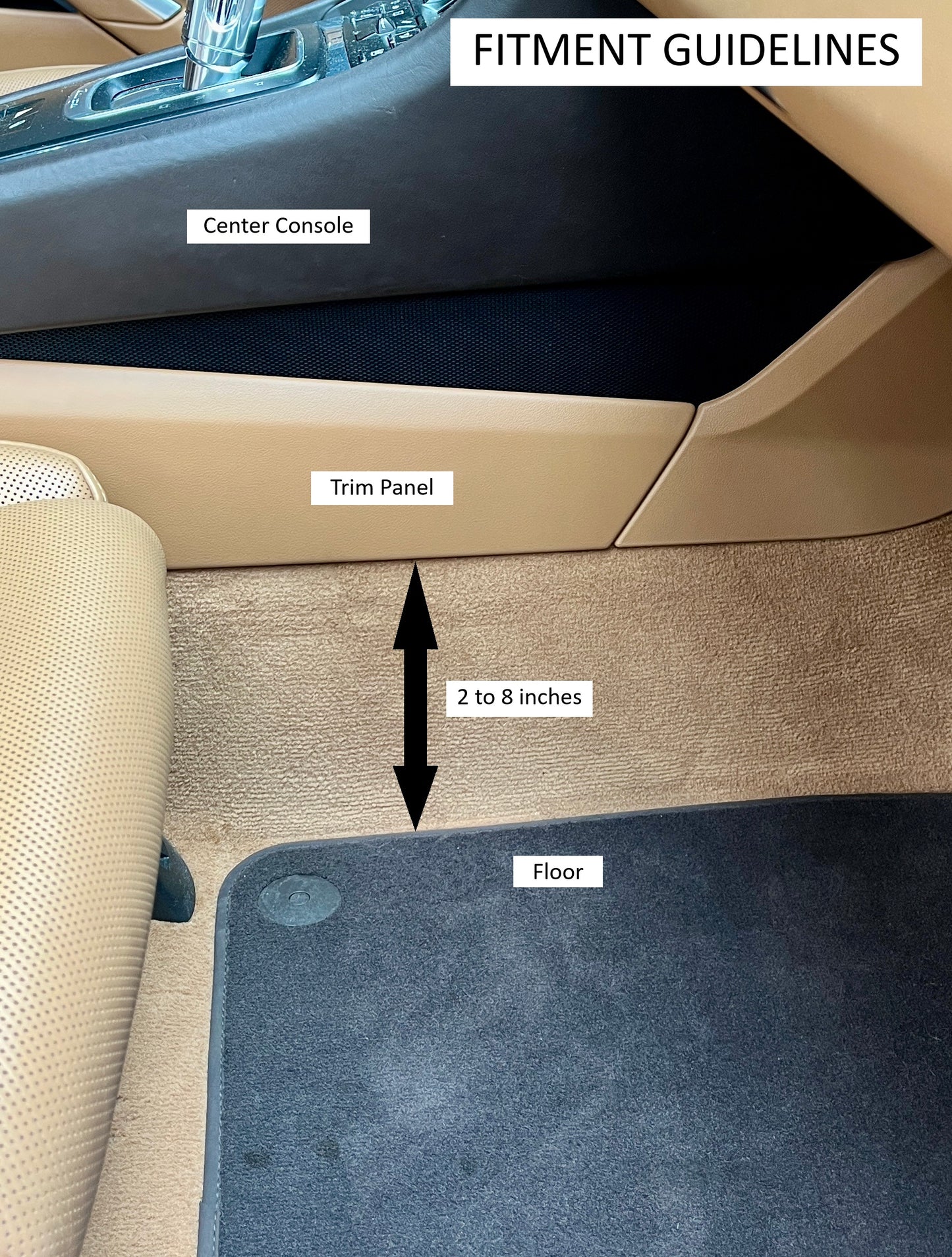 RennFlex Universal Cup Holder - Fits Most Sports Cars (No-Drill)